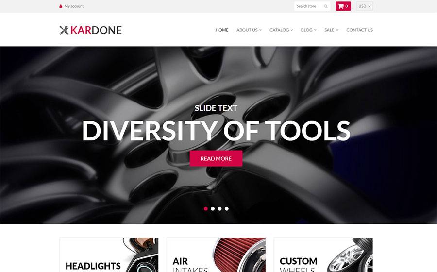 Auto Parts Shopify Theme 