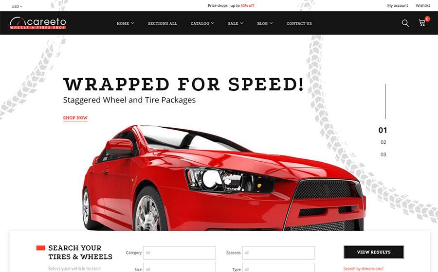 Careeto - Fancy Car Parts Online Store Shopify Theme