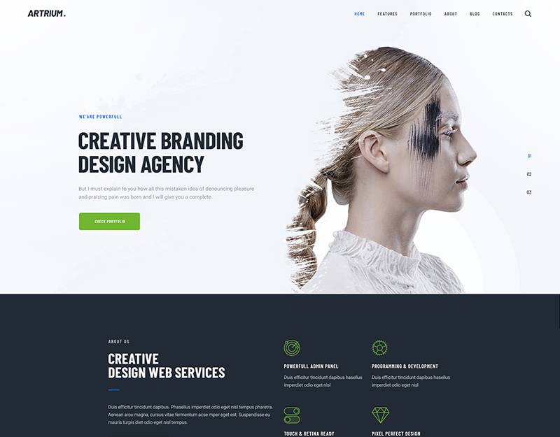 Artrium | Creative Agency & Web Studio WordPress Theme