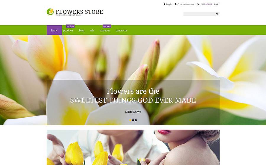 Flower Shop Responsive Shopify Theme