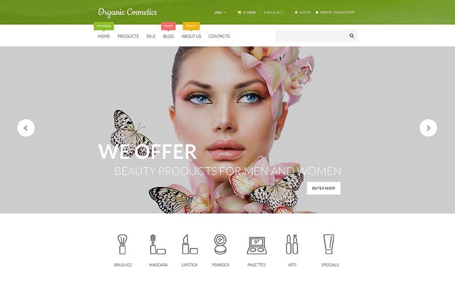 Cosmetics Shopify Theme 