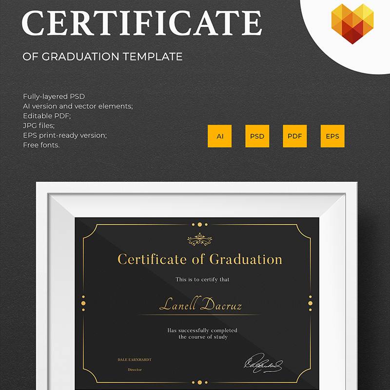 Graduation Certificate Template