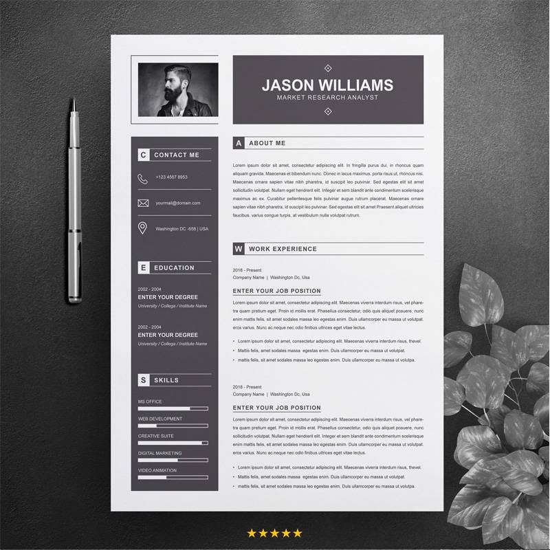 Marketer Resume Template