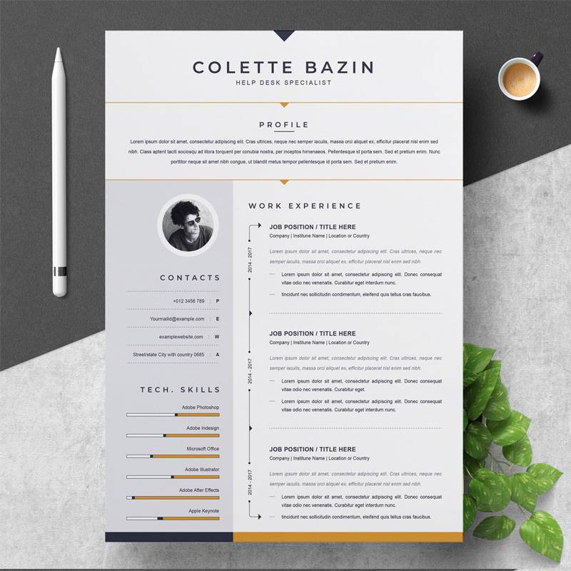 Bazin Resume Template