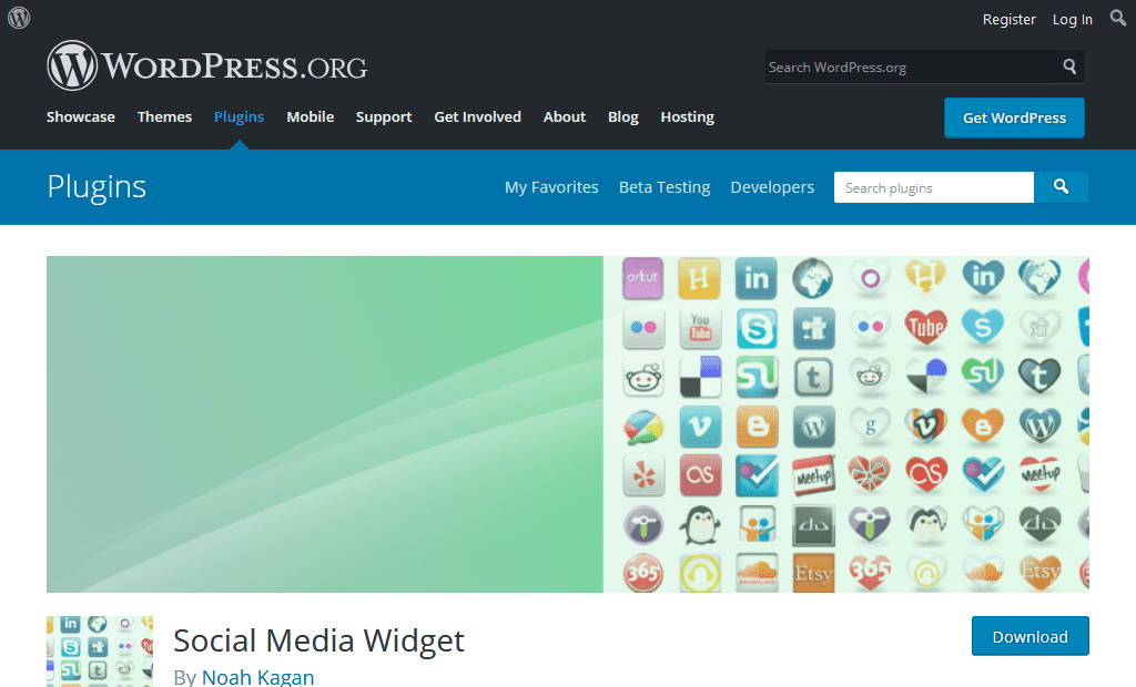 social media widget