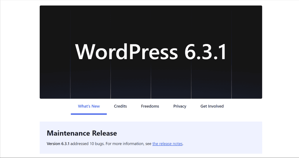 WordPress Website Maintenance