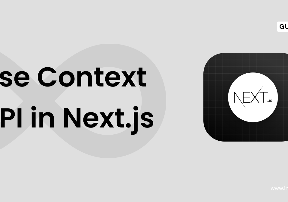 Use Context API in Next.js