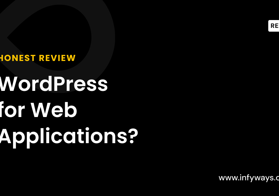 wordpress for web applications