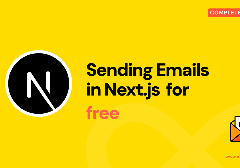 sending emails in nextjs