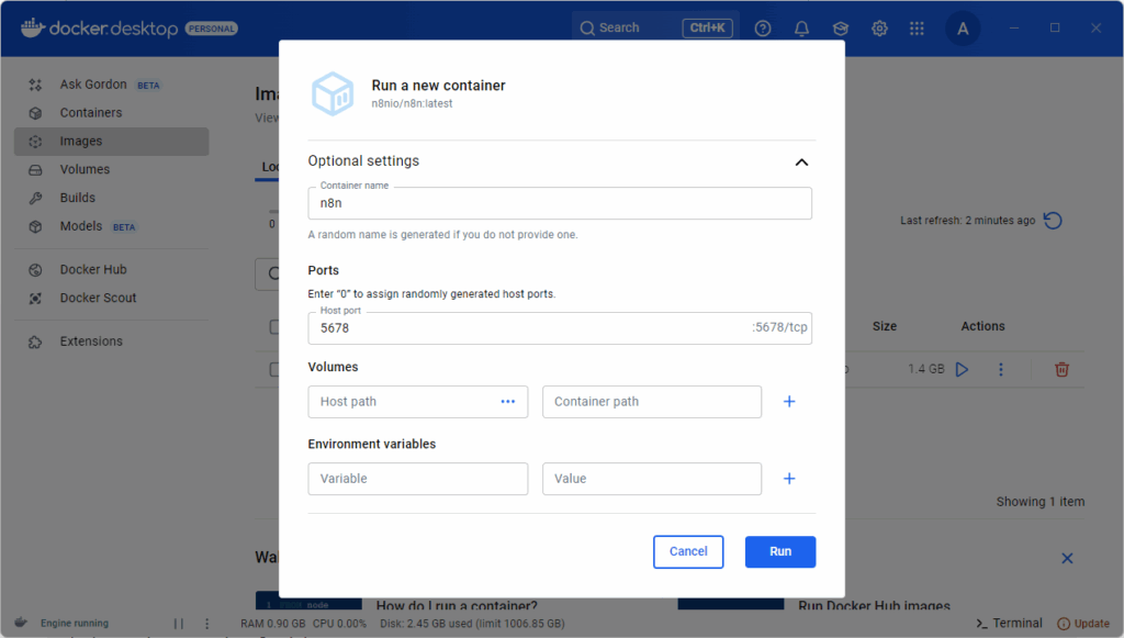 How to Setup n8n Locally Using Docker: The Complete Beginner's Guide That Actually Works in 2025 4 docker run container n8n