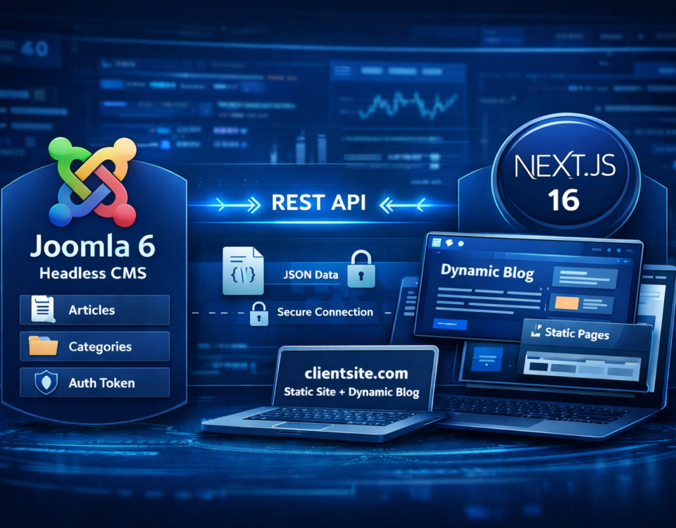 nextjs joomla headless cms