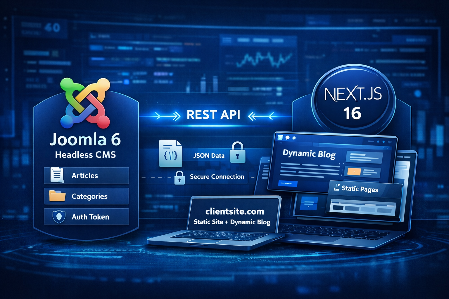 How I Connected Next.js 16 with Joomla 6 as a Headless CMS (Real Project Case Study)