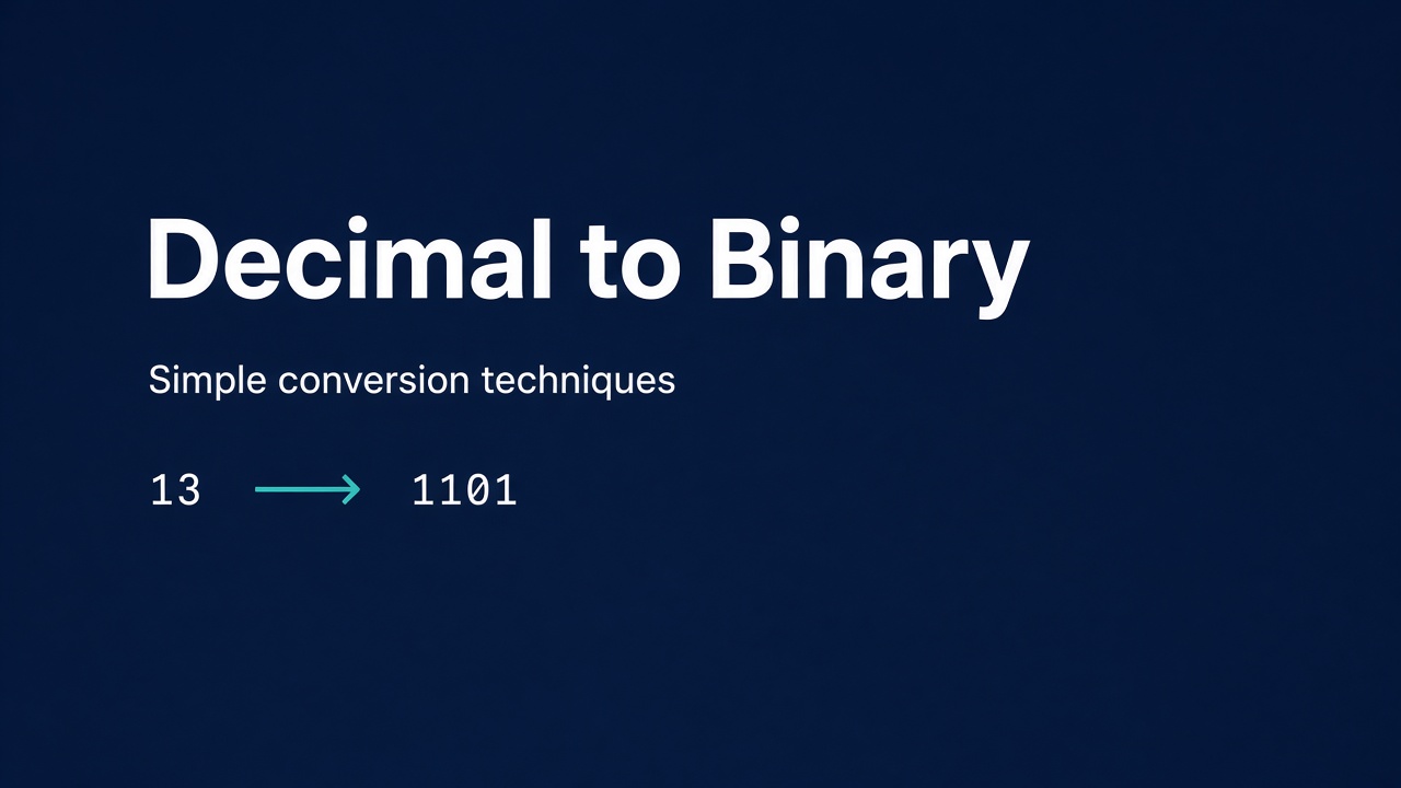 Convert Decimal to Binary: Simple Techniques You’ll Need to Know