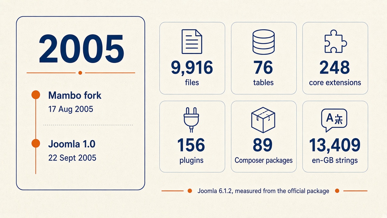 Joomla Facts: 20 Verified Facts and Numbers, Measured From the Source