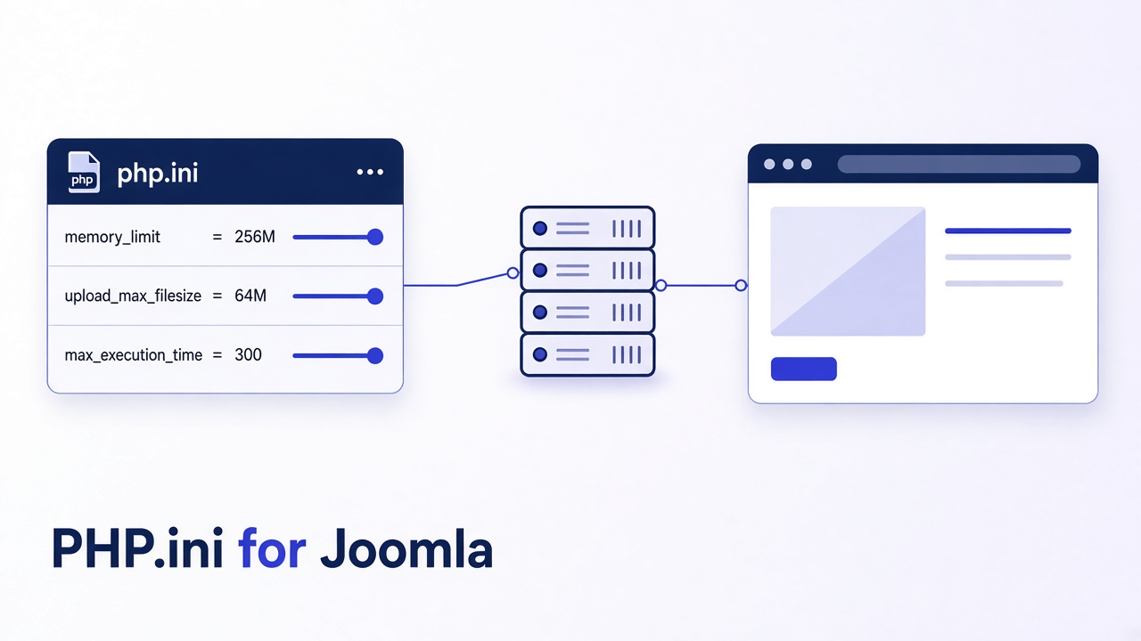 Joomla PHP.ini Settings: Where They Live and What to Set (Joomla 4, 5, 6)