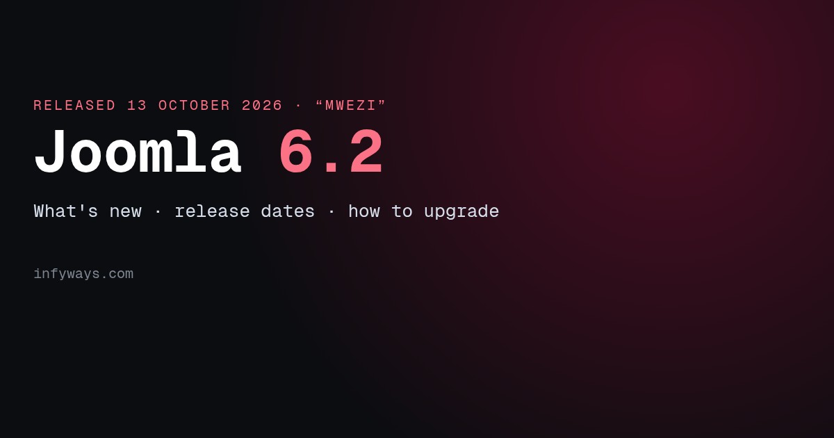 Joomla 6.2: What's New, Release Date & How to Upgrade 22 Joomla 6.2: What’s New, Release Date & How to Upgrade